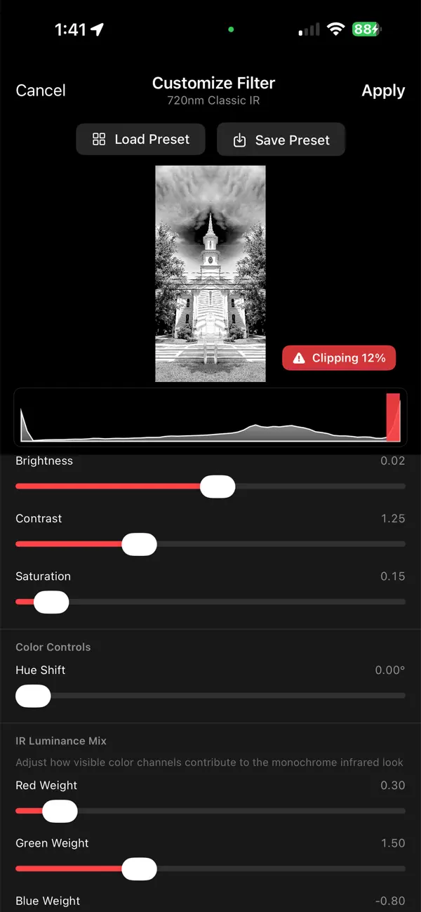Screenshot #2 pour Infrared Camera