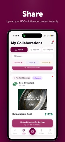 Ugecy for Creators screenshot