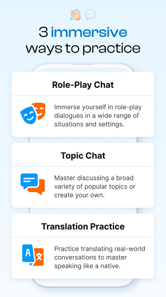 #2. AI Language Practice - Bubblz (iOS) Podle: Surf City Apps LLC