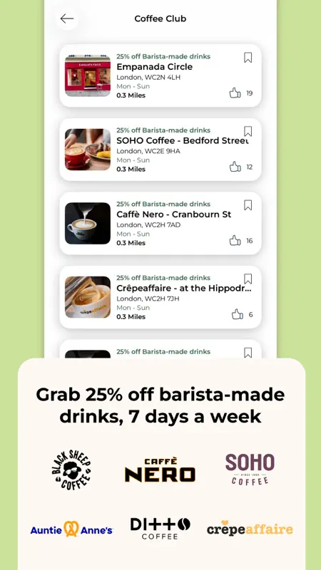 tastecard - Dining Discounts screenshot 4 of 7