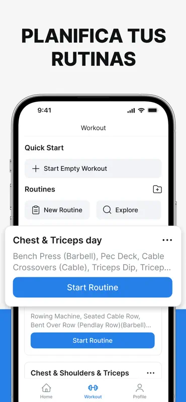 Hevy: Gym tracker y rutinas screenshot 4 of 10
