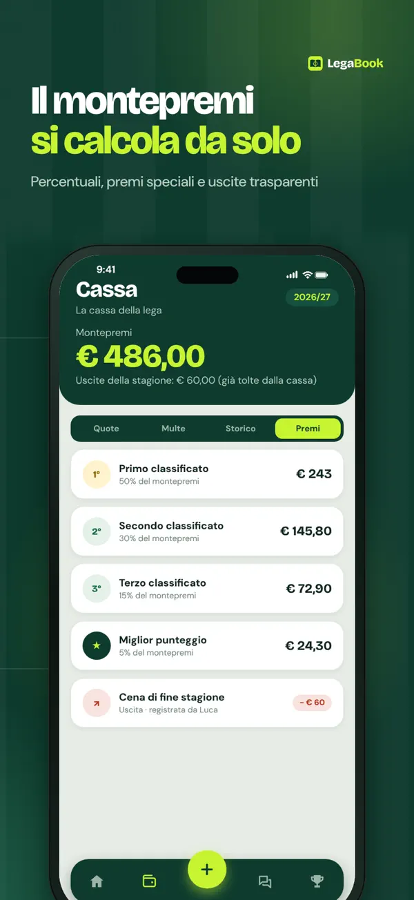 Schermata 8 di LegaBook: gestione fantacalcio