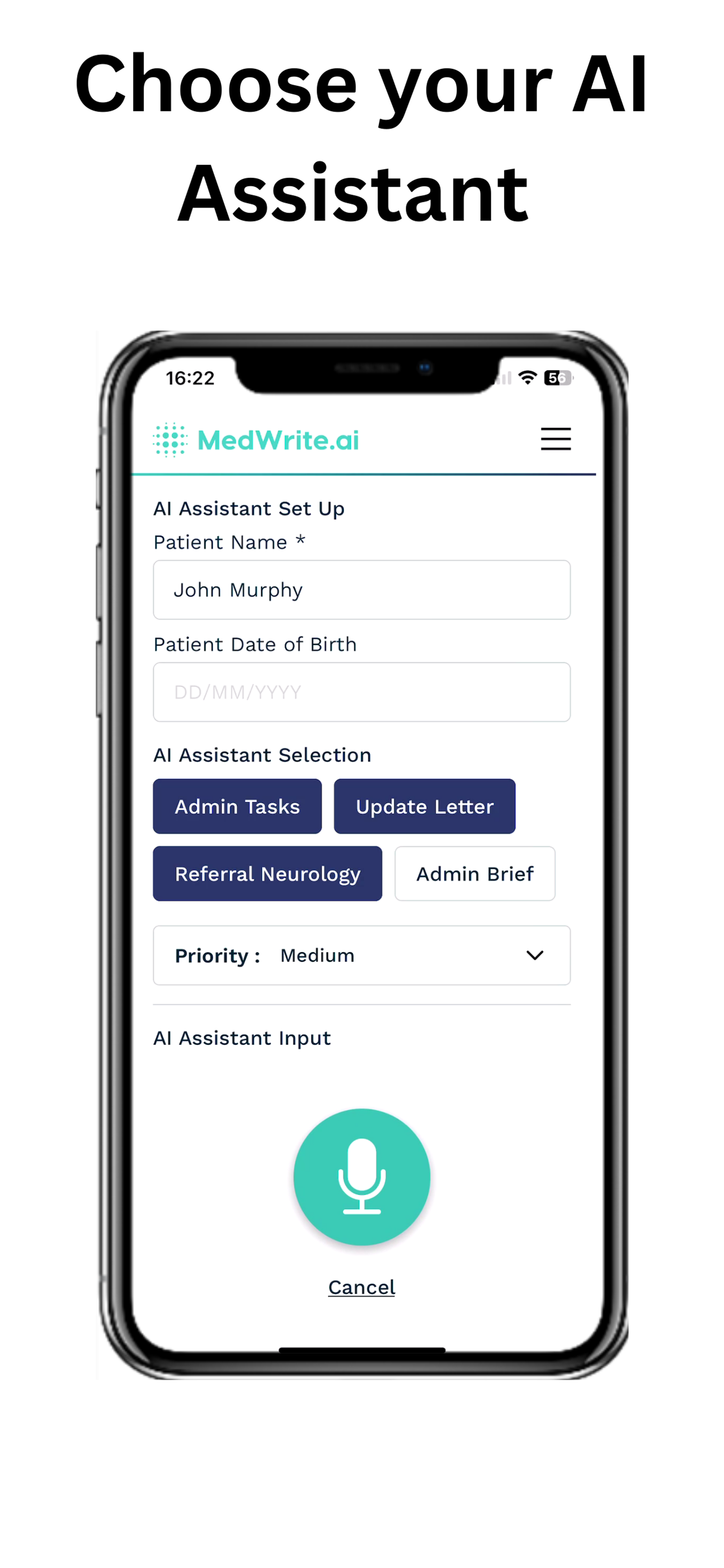 MedWrite-AI Clinical Assistant screenshot 3