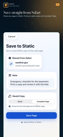 Static: Save Websites Offline Screenshot 5 of 10
