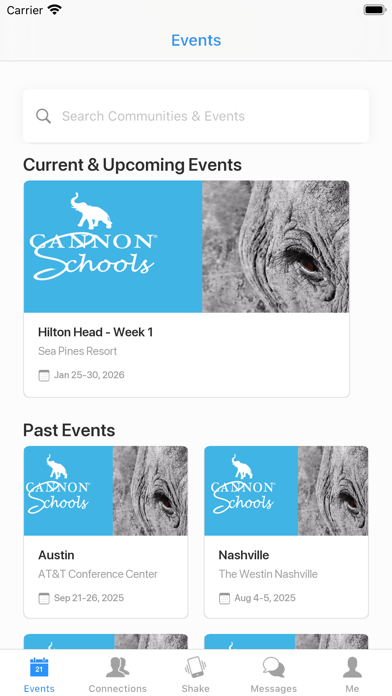 Cannon Schools iPhone screenshot 2 - Business app