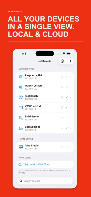 JetRemote screenshot 1 of 6