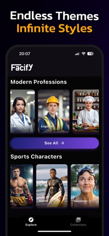 Facify: AI Headshot Brainrot Screenshot 4 of 4