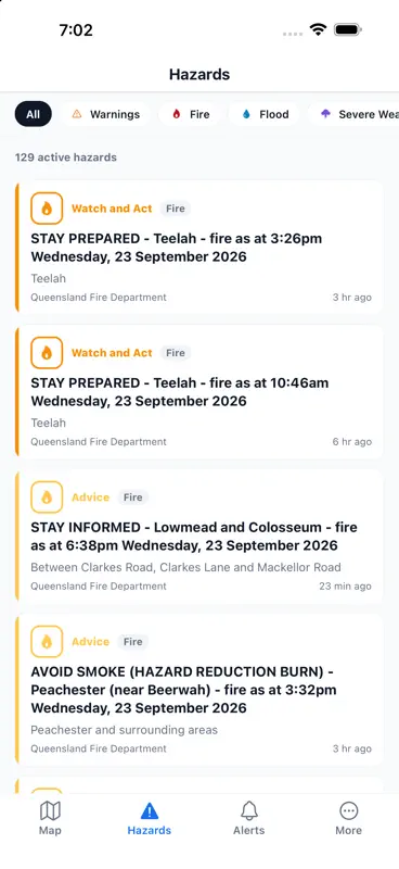 Hazards QLD screenshot 3 of 6