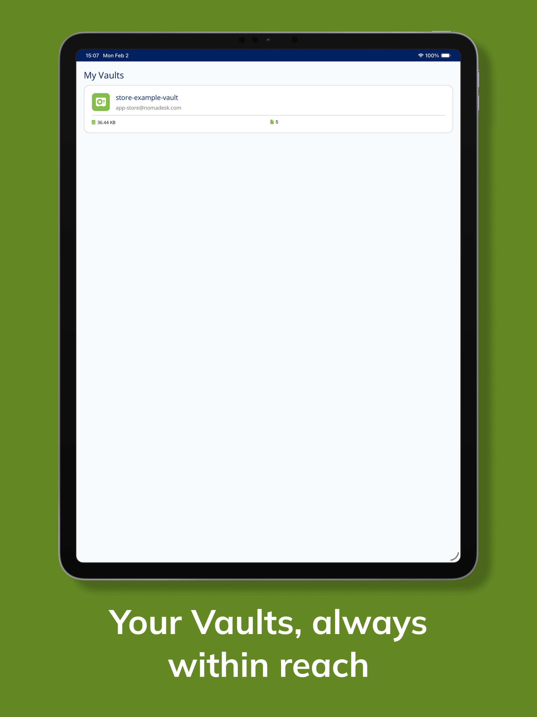 Nomadesk for iPad and iPhone