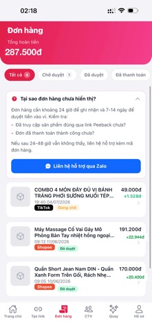 PB Ví Hoàn Tiền iPhone screenshot 2
