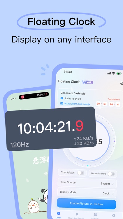 Floating Clock-Pro screenshot-0