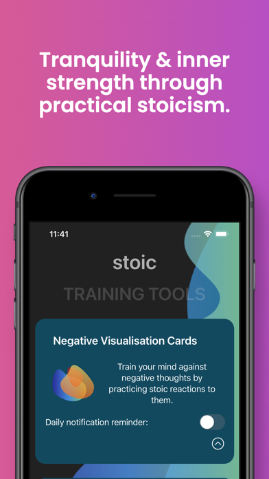stoic app Screenshot
