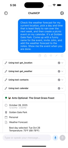 ChatMCP Screenshot 1 of 6