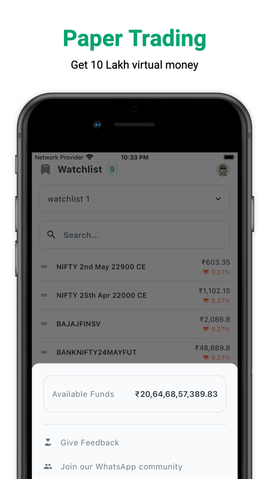 #1. FinVedas - Virtual Trading App (iOS) 由: Ishant Gupta