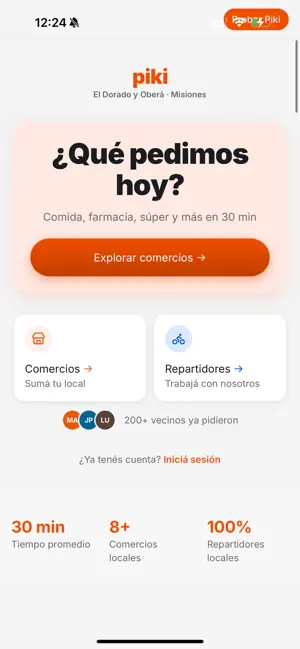 Piki - Delivery Argentina iPhone screenshot 1