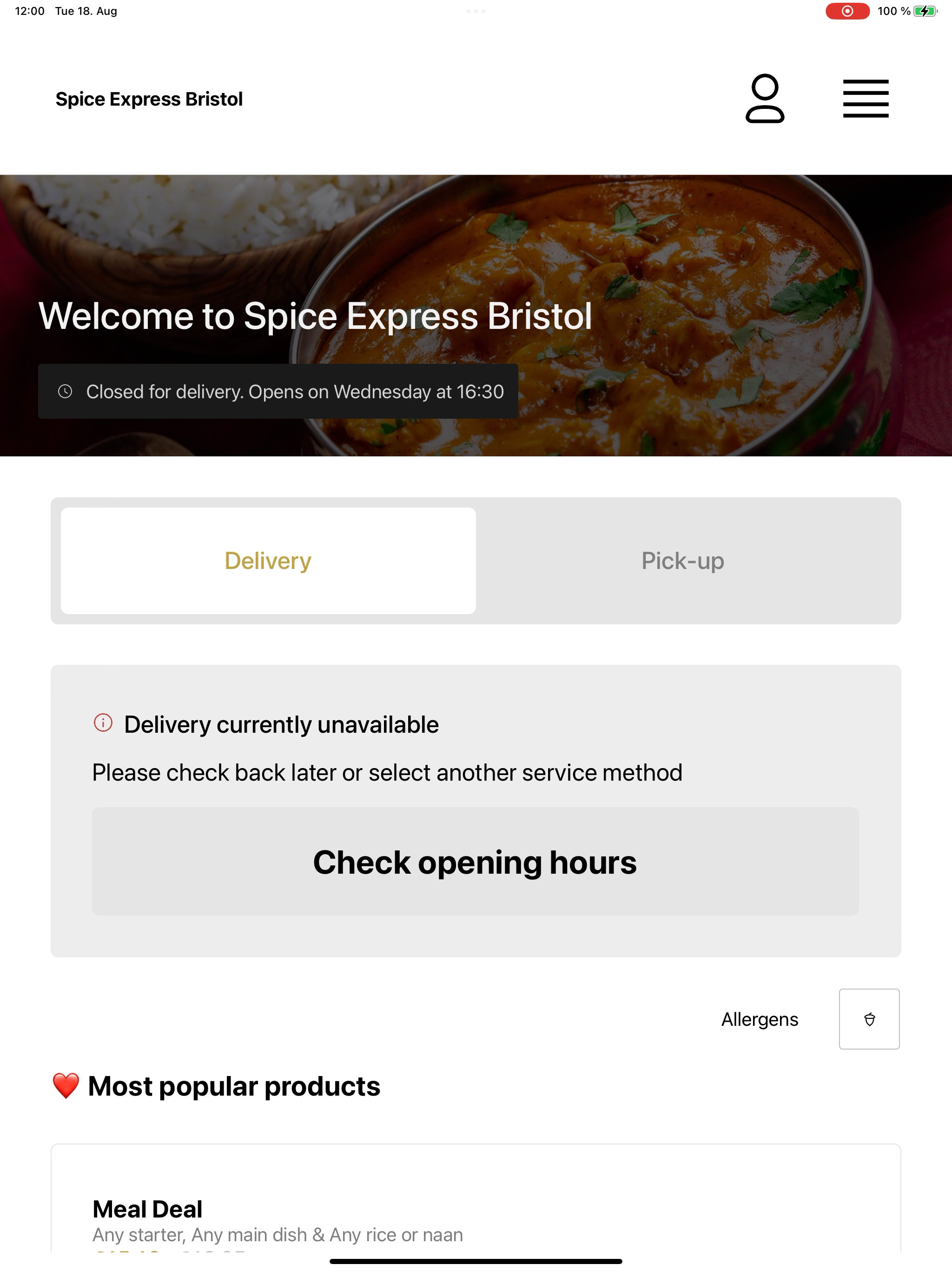 Spice Express Bristol screenshot 9