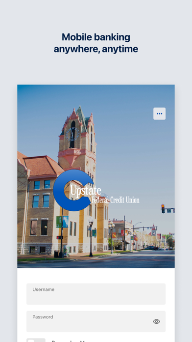 Upstate Federal Credit Union app screenshot