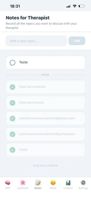 CBT Journal & DTR – Calmia screenshot 4