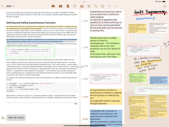 Reader's Bench: PDF & Notes iPad screenshot