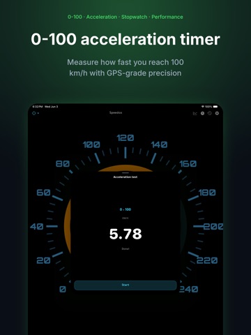 Speedox: GPS Speedometer iPad screenshot 3