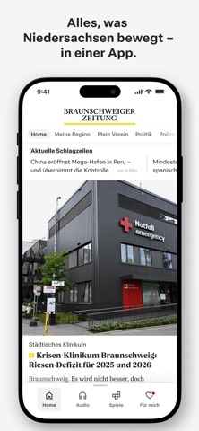 Braunschweiger Zeitung News screenshot