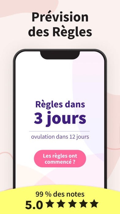 Screenshot #2 pour Calendrier Règles & Ovulation+