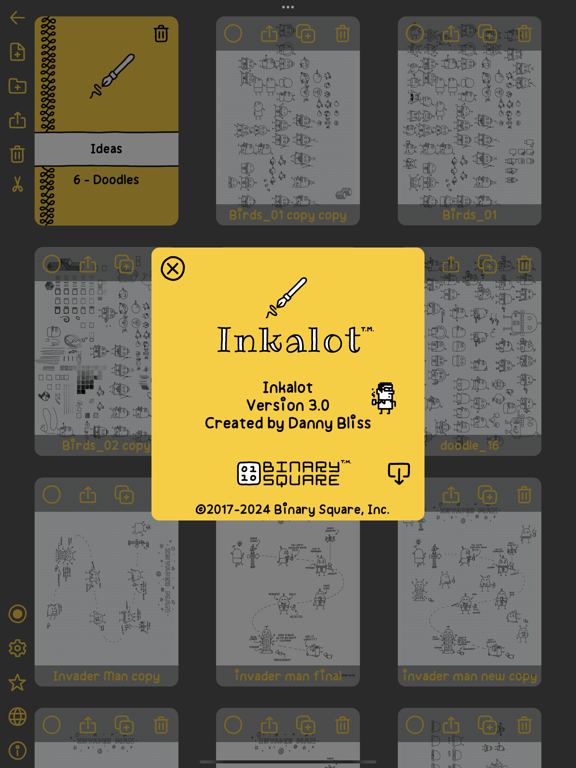 Inkalot iPad screenshot 2 - Graphics & Design app