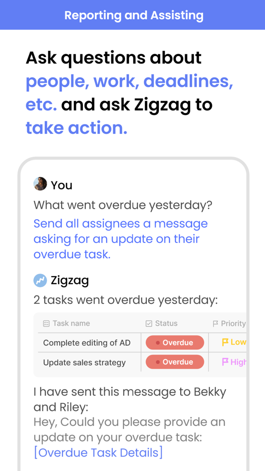 #2. Zigzag AI-Copilot for teamwork (iOS) Podle: TILUF