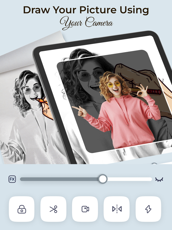 AR Drawing Paint & Sketch 4+ iPad screenshot 4 - Graphics & Design app