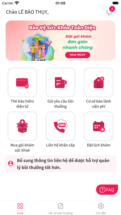 BaoMinh Care Screenshot