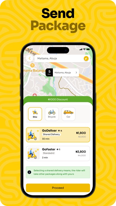 GoApp - Ride, Delivery, Food Screenshot