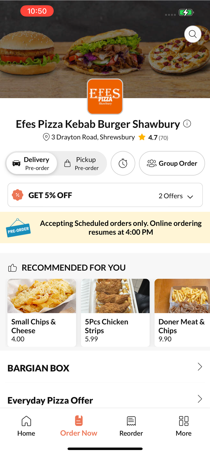 Efes Pizza Kebab Burger screenshot 2
