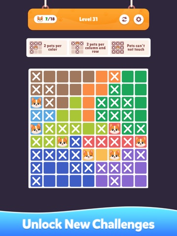 Pet Logic: Grid Puzzle iPad screenshot