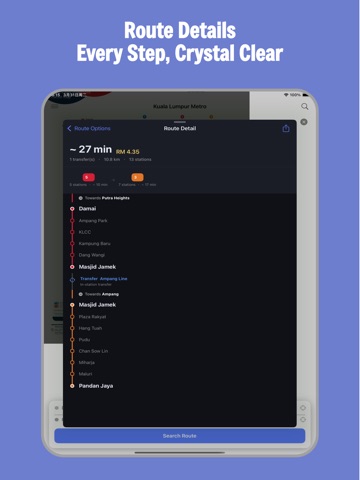 kuala Lumpur Metro Guide iPad screenshot