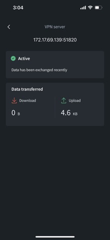 SOTI VPN iPhone screenshot