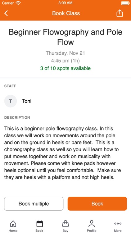 Athena Vertical Dance