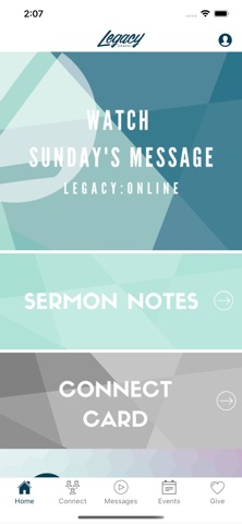 Legacy Chapel app screenshot
