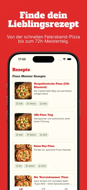 PizzaMeister: Teig & Rezepte screenshot 3