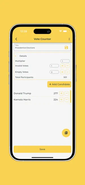 Vote Counter screenshot 2