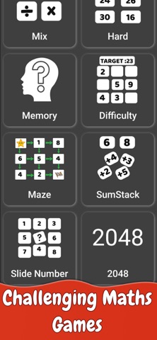 Mental Math Games for Kids screenshot