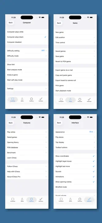 Chess - tChess Pro screenshot 2