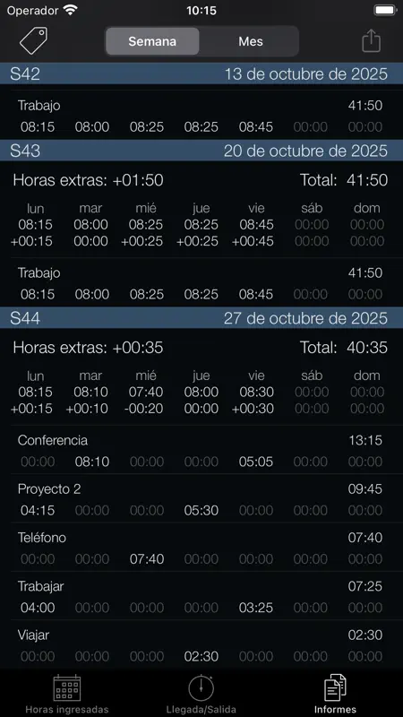 Temporizador de Trabajo screenshot 5 of 5