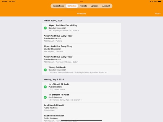 OrangeQC iPad screenshot 6 - Business app