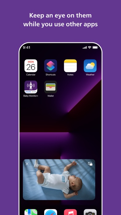 Philips Avent Baby Monitor+ Screenshot