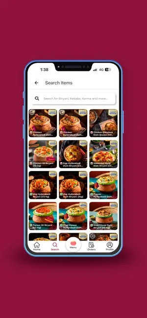 Biryani By Kilo Order Online iPhone screenshot 2
