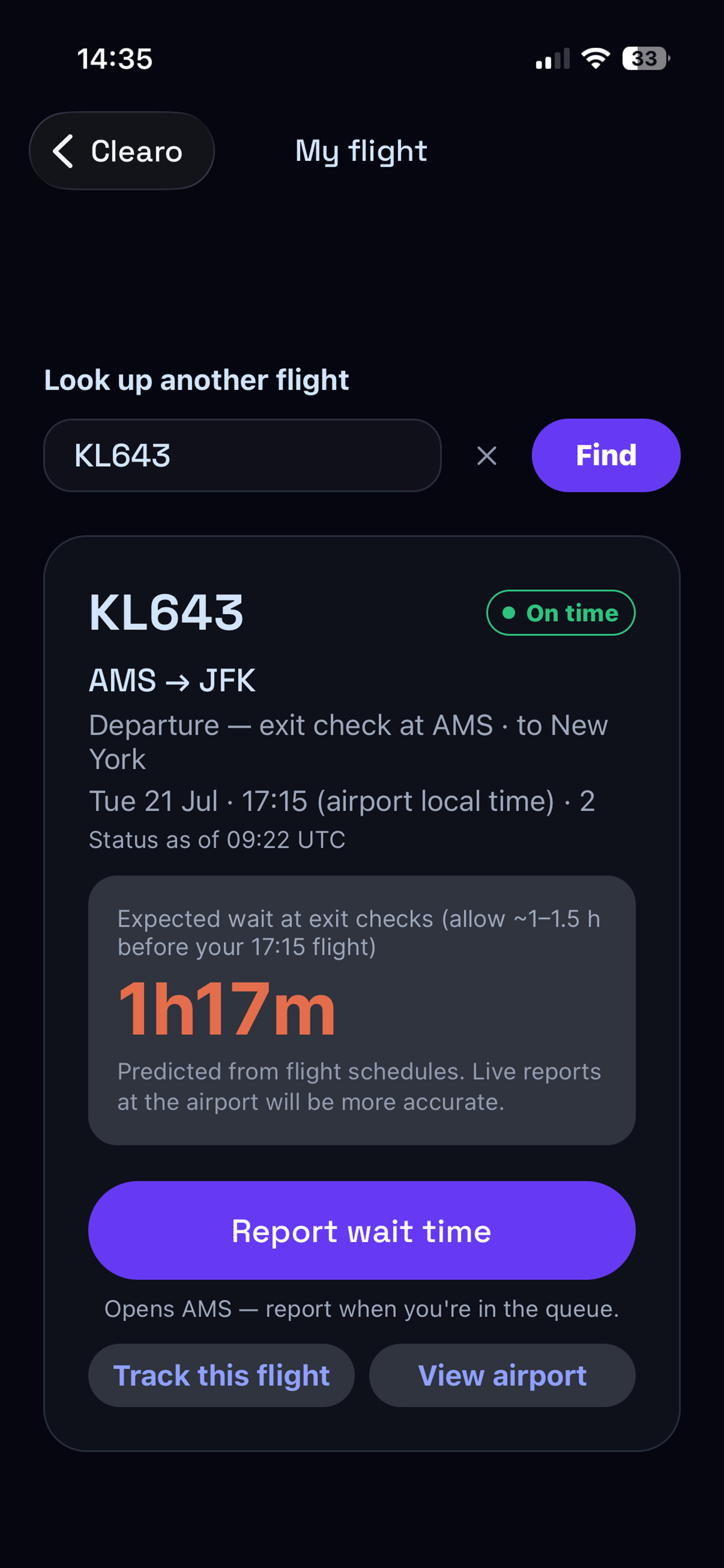 Clearo: Passport Wait Times screenshot 3