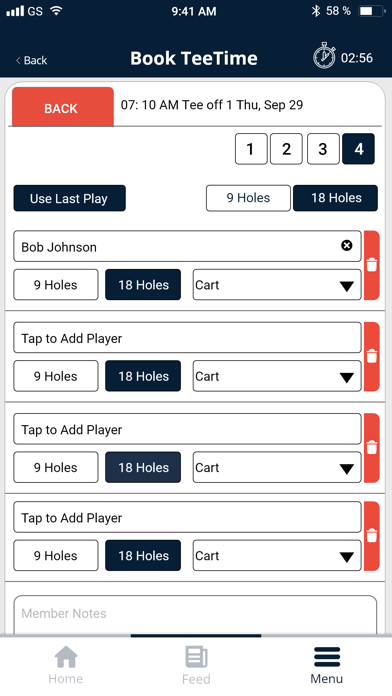 Farmington Country Club. Screenshot