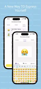 Combine Emoji - Layered Emoji screenshot #1 for iPhone