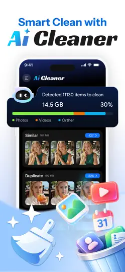 Скриншот SmartClean AI: Storage Cleaner на iPhone 2