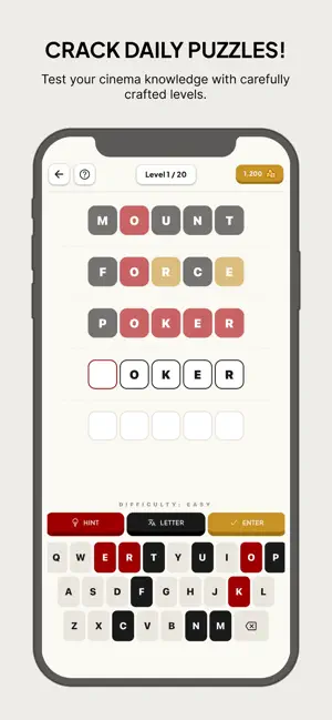 CineGram: Movie Word Puzzle screenshot 4